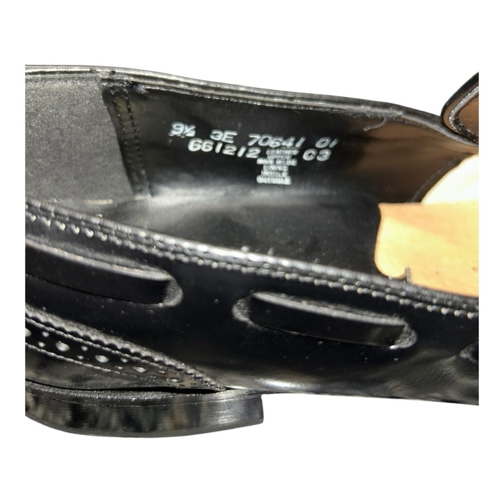 Nunn Bush Leather Black Men's Dress Shoes Vintage Kiltie Tassel Loafers Size 9.5 - Picture 14 of 16